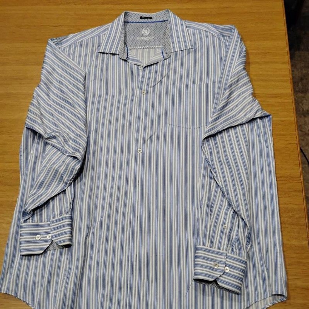 Bugatchi Uomo Classic Fit Patterned Button-Down S… - image 2